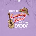 thumbnail image 4 of Inktastic I Listen to Country Music with My Daddy Guitar and Hat Boys or Girls Baby Bodysuit, 4 of 5