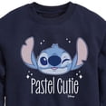thumbnail image 3 of Disney - Lilo & Stitch - Pastel Cutie - Toddler & Youth Crewneck Fleece Sweatshirt, 3 of 5