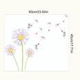 thumbnail image 3 of Back Splash Stick On Tiles For Kitchen Dandelion Wall Decals Flowers Wall Stickers Removable Colorful Dandelions Wallpaper Peel And Stick Art Mural For Classroom Kids Bedroom Bathroom Nursery, 3 of 5