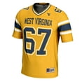thumbnail image 2 of Men's GameDay Greats #1 Gold West Virginia Mountaineers Football Jersey, 2 of 4