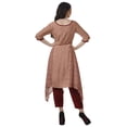 thumbnail image 4 of Moomaya Ensemble Tunique Indienne Pantalon Manches 3/4 Imprimé Femme Kurta Kurti, 4 of 6
