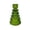 D, variant on Ceramic Christmas Tree Night Light with Star Cutouts, Battery Operated Tabletop Glowing Ornament for Desk Shelf Mantel, Holiday Home Decor