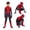 Black, variant on Superhero Bodysuit Men, Adult Spider Manlike Cosplay Costume Jumpsuit, Full Body Lycra Spandex Zentai Costume Halloween Movie Theme Character Dress Up Supplies, Black, 100