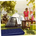 thumbnail image 2 of Nrdde 2025 Dernier Modèle 1 Pce Matelas Gonflable Portable Matelas de Couchage Simple pour Camping Randonnée et Amusement en Plein Air Design Compact Léger pour et Voyage Bleu 190X72CM, 2 of 5