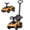 Orange, variant on 2-in-1 Ride On Push Car for Toddlers 1-3, Licensed Style Stroller Sliding Car with Steering Wheel, Horn and Engine Sounds, Under Seat Storage, Orange