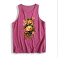 thumbnail image 4 of Womens Tops Summer Casual Short Sleeve Blouse Round Neck Loose Fashion Sleeveless T Shirt, 4 of 4