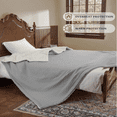 thumbnail image 2 of Heated Blanket Electric, Waffle Weave Fast Heating Blanket with LCD Controller, 10 Heat Settings & 1-12H Timer Auto Shut-Off, ETL Certified Soft Flannel Sherpa, Machine Washable, 2 of 9
