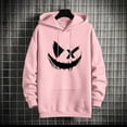 thumbnail image 5 of CFLVAEK Graphic Hoodies for Men Oversized Long Sleeve Hooded Sweatshirts Big and Tall Drawstring Pullover Tops Fall Fashion Clothes 2025 Pink XXXL, 5 of 6