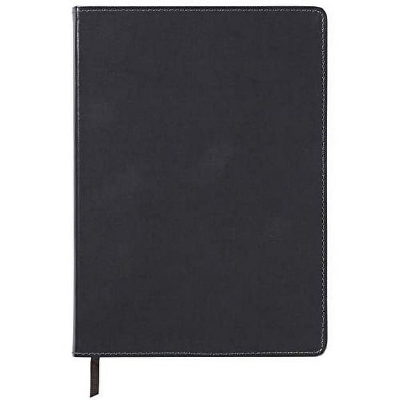 C.R. Gibson Black Professional Leather Journal Notebook, 6'' W x 8.5'' L, 240 Pages
