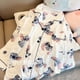 thumbnail image 2 of Conjunto de ropa de casa de manga larga con cárdigan holgado y bonito de Anime Lilo & Stitch, pijamas cómodos para niños y niñas y parejas, 2 of 5