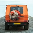 thumbnail image 6 of Pofeuu Abstract Red Koi Fish Art Print Spare Tire Wheel Cover for Car Truck SUV Camper Universal Fit Spare Tire Cover RV Spare Tire Covers-14 inch, 6 of 6