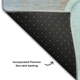 thumbnail image 3 of Addison Rugs Mayfield Washable Transitional Watercolors Teal Rectangle Rug, 10' x 14', 3 of 6