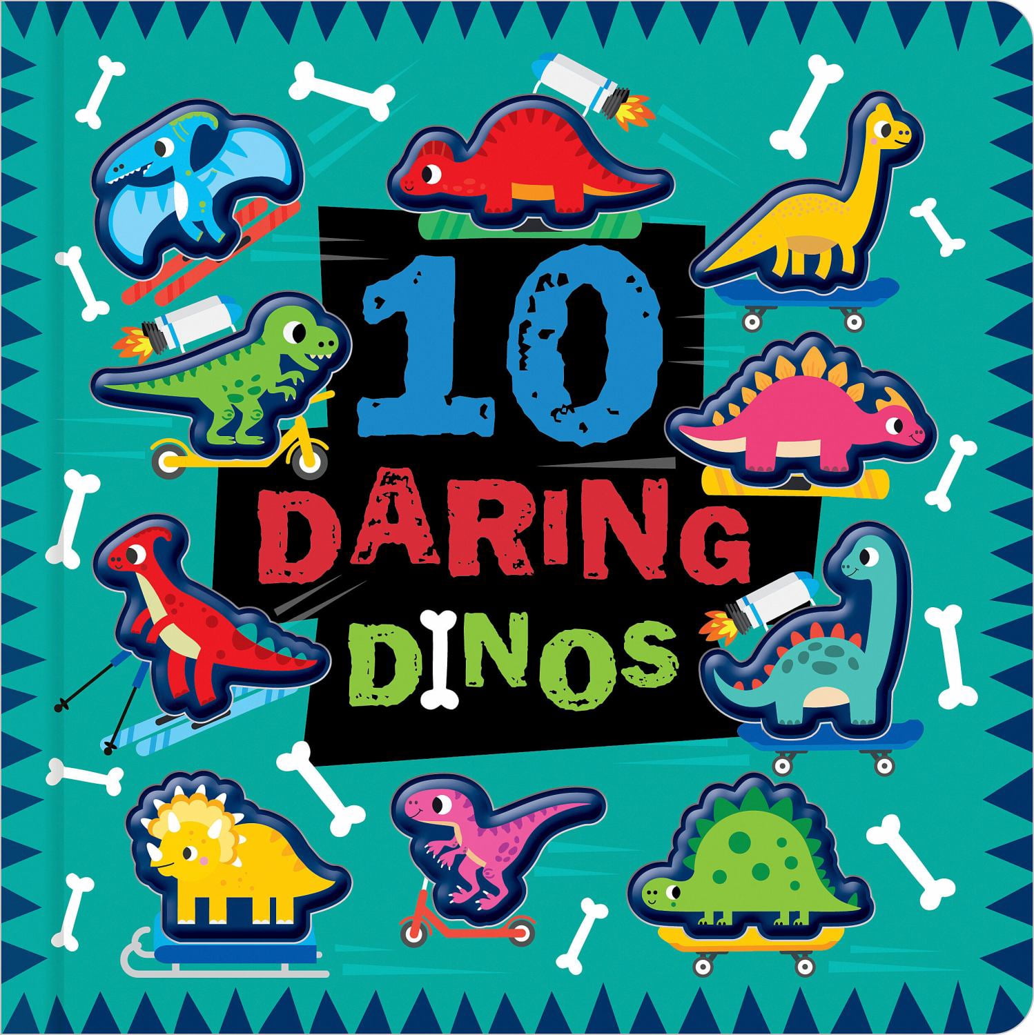 10 Daring Dinos (Board Book)