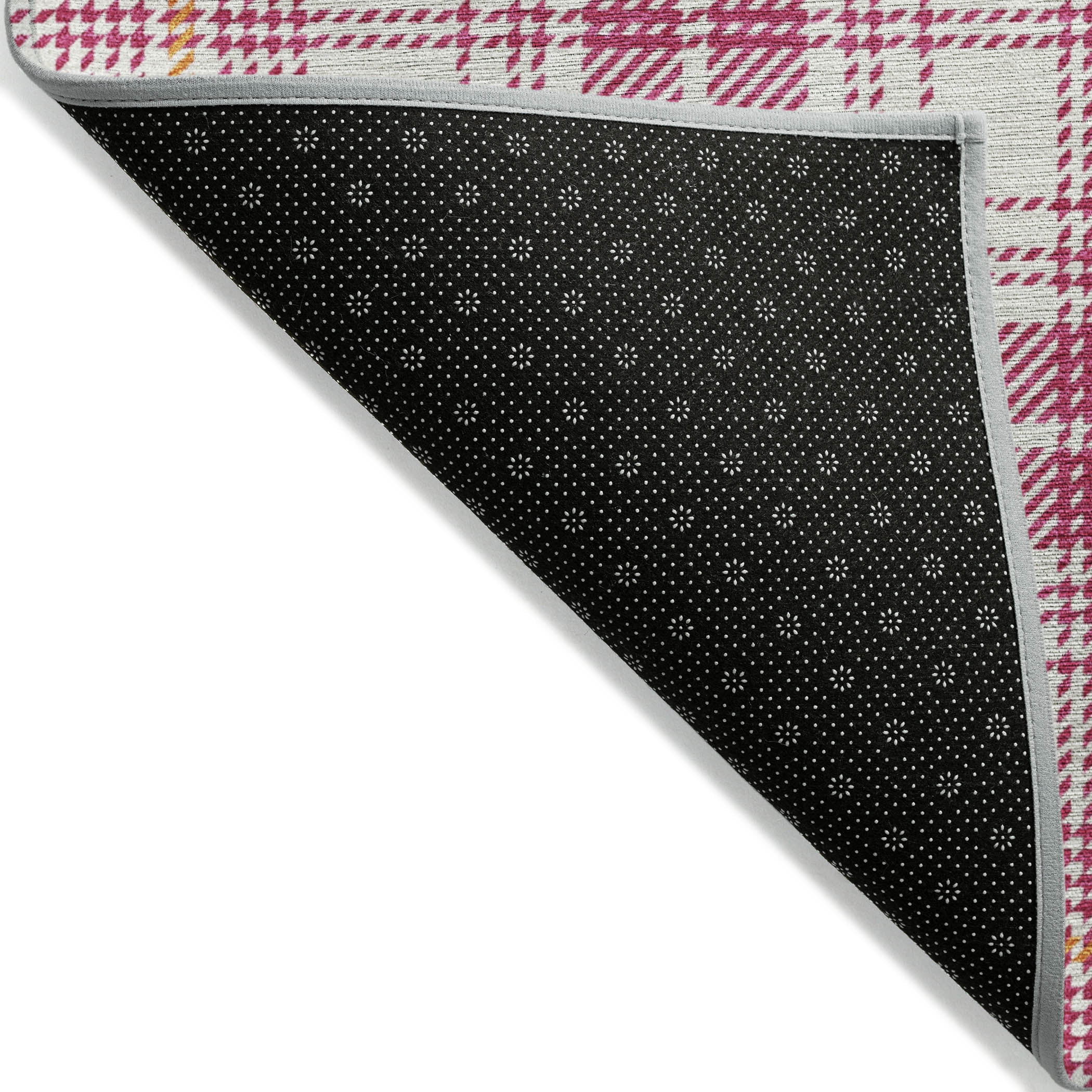 Addison Rugs Chantille Indoor/Outdoor Transitional Plaid Blush Washable Rectangle Rug, 2'6" x 3'10"