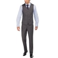 thumbnail image 4 of Mens Ticket Pocket Three Piece Charcoal Modern Fit Vested, 4 of 5