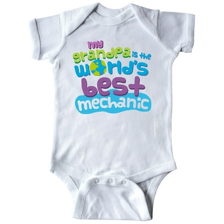 

Inktastic Mechanic Grandpa Gift Gift Baby Boy or Baby Girl Bodysuit