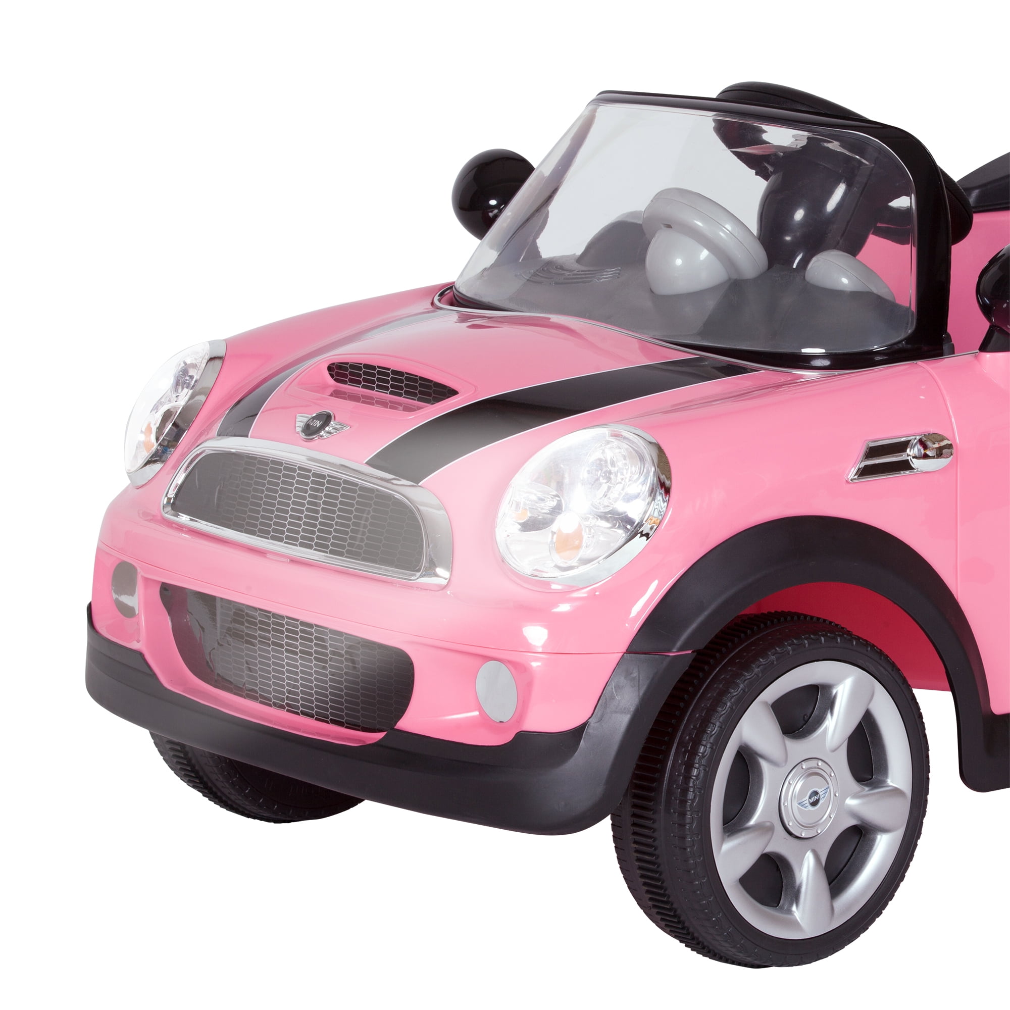 kids pink mini cooper