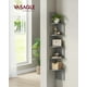 thumbnail image 2 of Soporte de pared para estante de esquina VASAGLE, 5 niveles, flotante, color gris tórtola, 2 of 6