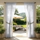 thumbnail image 1 of Cortinas Transparentes para Exteriores, Impermeables, Resistentes a Los Rayos Uv, Que Filtran La Luz y Brindan Privacidad. Incluyen Un Bolsillo para Barra de Cortina, Ideales para Patio, Porche, Cena, 1 of 6