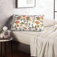 thumbnail image 6 of Lsque Mushrooms Pattern Pillow Case – Soft & Cozy Throw Pillow Cover, Hypoallergenic Cushion Case for Sleeping Women with Envelope Closure-14"x20", 6 of 6