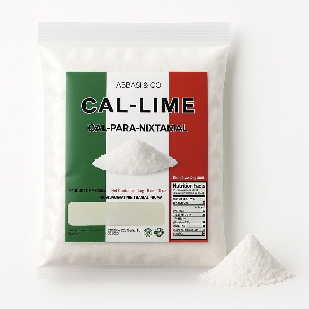 5oz Mexican Cal (Lime Powder) Cal Mexicana Para Nixtamal o Sazonador Mexicano - Imported From Mexico.