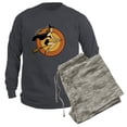 thumbnail image 6 of CafePress - Retro Witch - Men's Long Sleeve Charcoal Pajama Set, 6 of 7