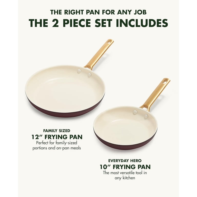GreenPan Reserve Ceramic Nonstick Frypan Set, 10 & 12 In photo 3