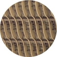 thumbnail image 1 of Ahgly Company Machine Washable Indoor Round Transitional Peru Brown Area Rugs, 3' Round, 1 of 7