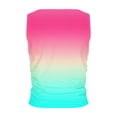 thumbnail image 5 of Ashirexll Tank Tops for Women Summer Sleeveless Round Neck Slim Side Ruched Basic Tee Shirts., 5 of 5