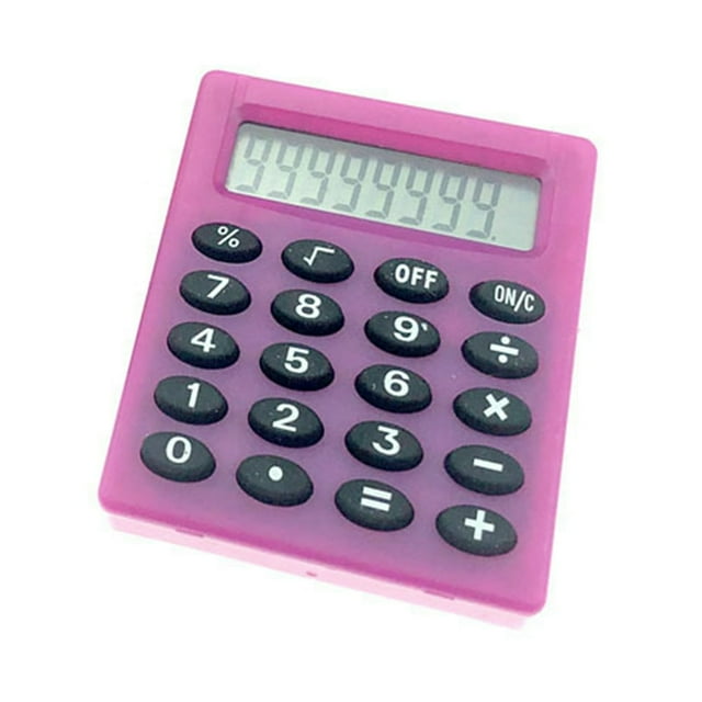 MesaSe Mini Calculator Battery Powered High Accuracy Portable 8-Digit Display Student Calculator Office Supplies