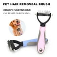 thumbnail image 2 of AMERTEER Dematting Comb Tool for Dogs Cats Pet Grooming Undercoat Rake with Dual Side - Gently Removes Undercoat Knots Mats, 2 of 7