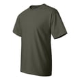 thumbnail image 3 of Hanes Mens Beefy-T Short-Sleeve T-Shirt, 4XL, Fatigue Green, 3 of 4