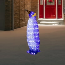 Northlight LED Lighted Commercial Grade Acrylic Penguin Outdoor Christmas Decoration - 26" - Pure