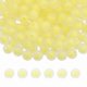 thumbnail image 1 of Uxcell 500 Pcs Perlas de Acrílico 0.08" Perlas Lindas para Pulseras Amarillo Frosted, 1 of 6