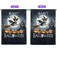 thumbnail image 2 of Happy Halloween Rat Terrier Witch Pumpkins Bats House Flag 28x40in Double Sided Ratty Dog Lover Outdoor Decor - 13012, 2 of 5