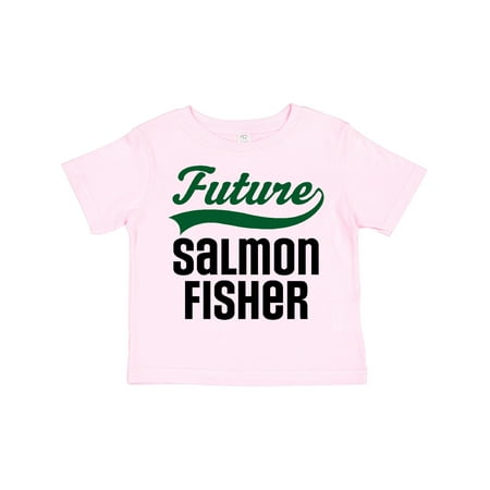 

Inktastic Fishing Future Salmon Fisher Gift Toddler Boy or Toddler Girl T-Shirt