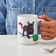 thumbnail image 4 of CafePress - French Bulldog Lover Large Mug - 15 oz Ceramic Large White Novelty Mug, 4 of 6
