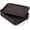 Brown, variant on 12 Pack Plastic Fast Food Trays, 13.7 x 10.5 Inch Rectangular Cafeteria Trays Restaurant Serving Tray for Coffee Table, Kitchen, Party, Brown