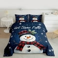 thumbnail image 2 of Homewish Christmas Snowman Bedding Comforter Set,Xmas Tree Red Berry Twin Comforter Sets,Happy New Year Bedding Set For Girl Boys,Super Cozy Room Decor Reversible,2-Piece, 2 of 8