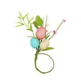 thumbnail image 2 of HUASHENG Easter Egg Napkin Rings Floral Napkin Rings Greenery Napkin Rings Napkin Rings Set For Easter Decoration Dinner Weddings Parties, 2 of 5