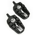 thumbnail image 1 of Krator Adjustable Highway Foot Pegs Skull Footrest Compatible with Harley Davidson VRSCF VRSCF V-Rod Muscle 2009-2017, 1 Pair, Black, 1 of 5