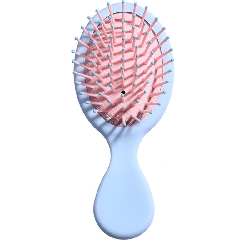 24 Pcs Mini Brush Hairbrush for Kids Girls Wet Little Travel Hairbrush Mini  Hair Brush Detangling Soft Bristles Hair Brush for Most Hair Types