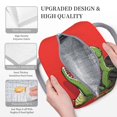 thumbnail image 3 of Fotbe Cool Crocodile With Sunglasses Bolsa de Almuerzo con Estampado, Lonchera Aislada, Contenedor de Comida Reutilizable Tipo Cooler a Prueba de Fugas, 3 of 6