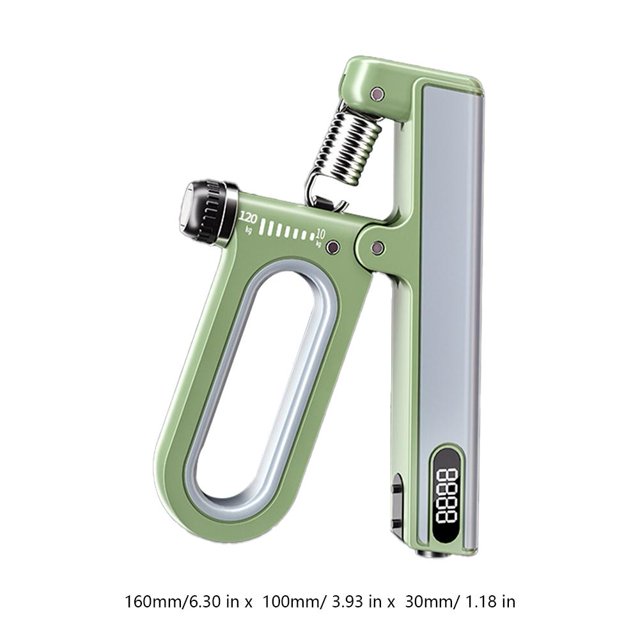 TPR Hand Grip Contador de electrones portátil para entrenamiento físico en el gimnasio (verde) Sywqhk Para Estrenar