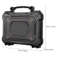 thumbnail image 3 of Amdohai Multi-purpose Hand Tool Case Water-proof Dust-proof Impact-resistant Tool Box Security Box 16inch, 3 of 7