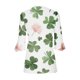 thumbnail image 3 of Fiudx Liquidación de Ofertas Flash Camiseta Estampada a La Moda para Mujer, Blusa con Mangas 3/4, Camisetas Informales con Cuello En V, 3 of 4