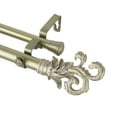 thumbnail image 3 of 1" Dia Adjustable 28"-48" Double Curtain Rod with Jerrick Finials - Light Gold,(100-06-283-D), 3 of 3