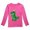 T10-Hot Pink, variant on Ulitacool Tops For Girls Christmas Long Sleeve Dinosaur Pattern O Neck Xmas Tee 10-11 Years Blue