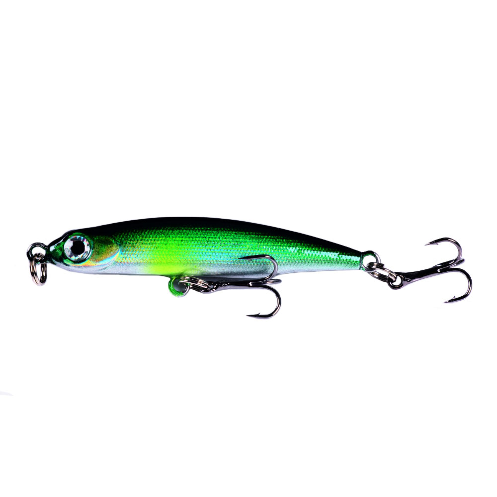 HENGJIA 8PCS Fishing Lures for Bass Pencil Plopper Bass Lures Topwater Minnow Lure Hard Baits Freshwater or Saltwater, 1.97in/0.12oz