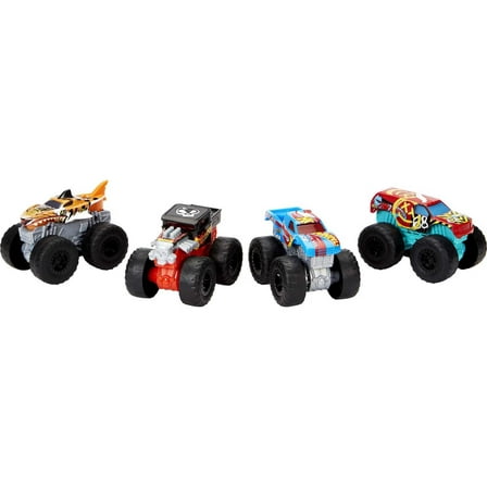 Hot Wheels Monster Trucks Roarin’ Wreckers Trucks, With Lights & Sounds